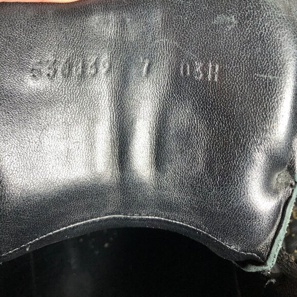 Gucci Dapper Dan GG High Top Men's Sneaker Black Gold Monogram 536839 7 03H US 8 - Picture 7 of 9